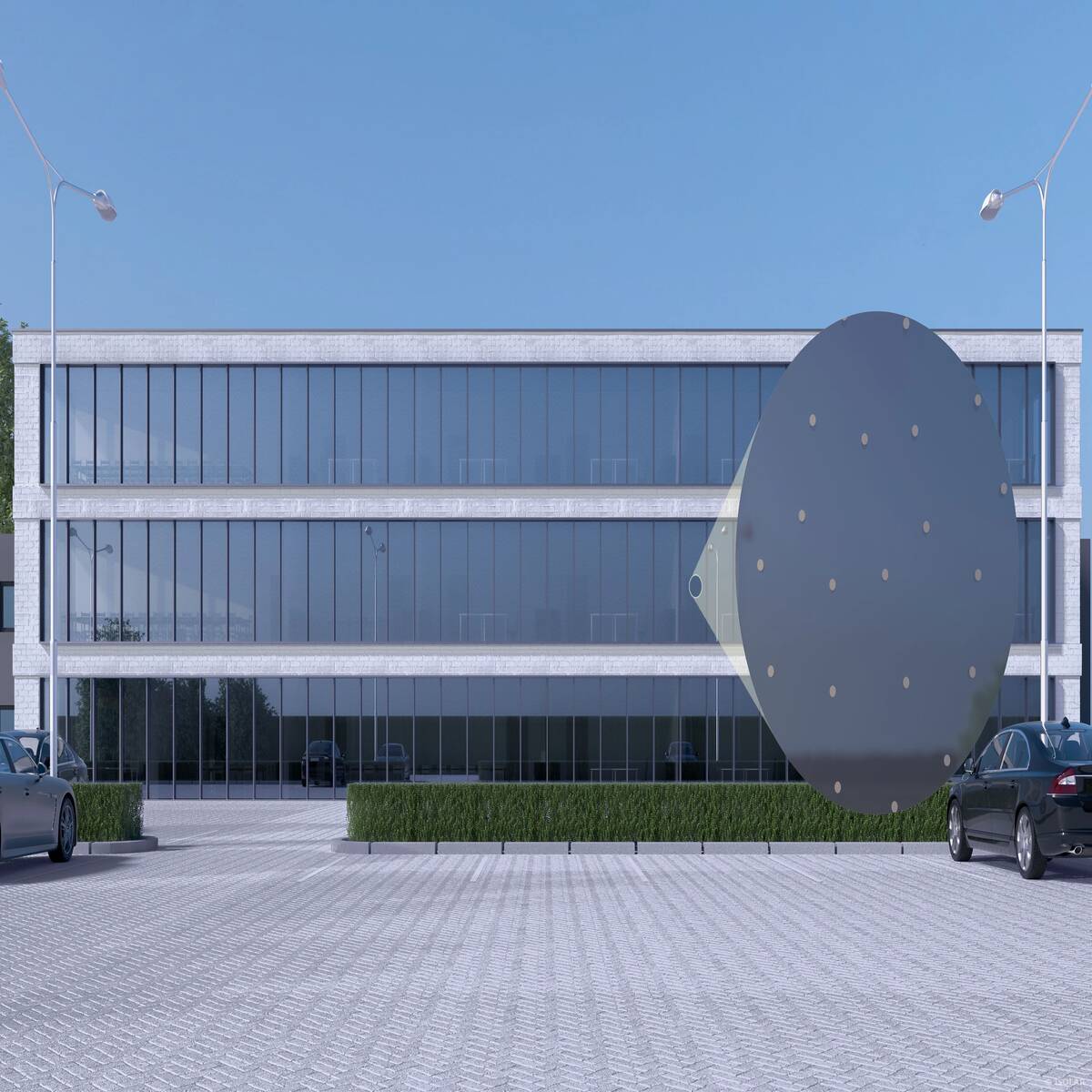ISOLAR ORNILUX® design dots kombiniert ästhetisches Punktraster mit wirksamem Vogelschutz und sorgt für klare, helle Fassaden bei gleichzeitigem Schutz von Tier und Umwelt.
