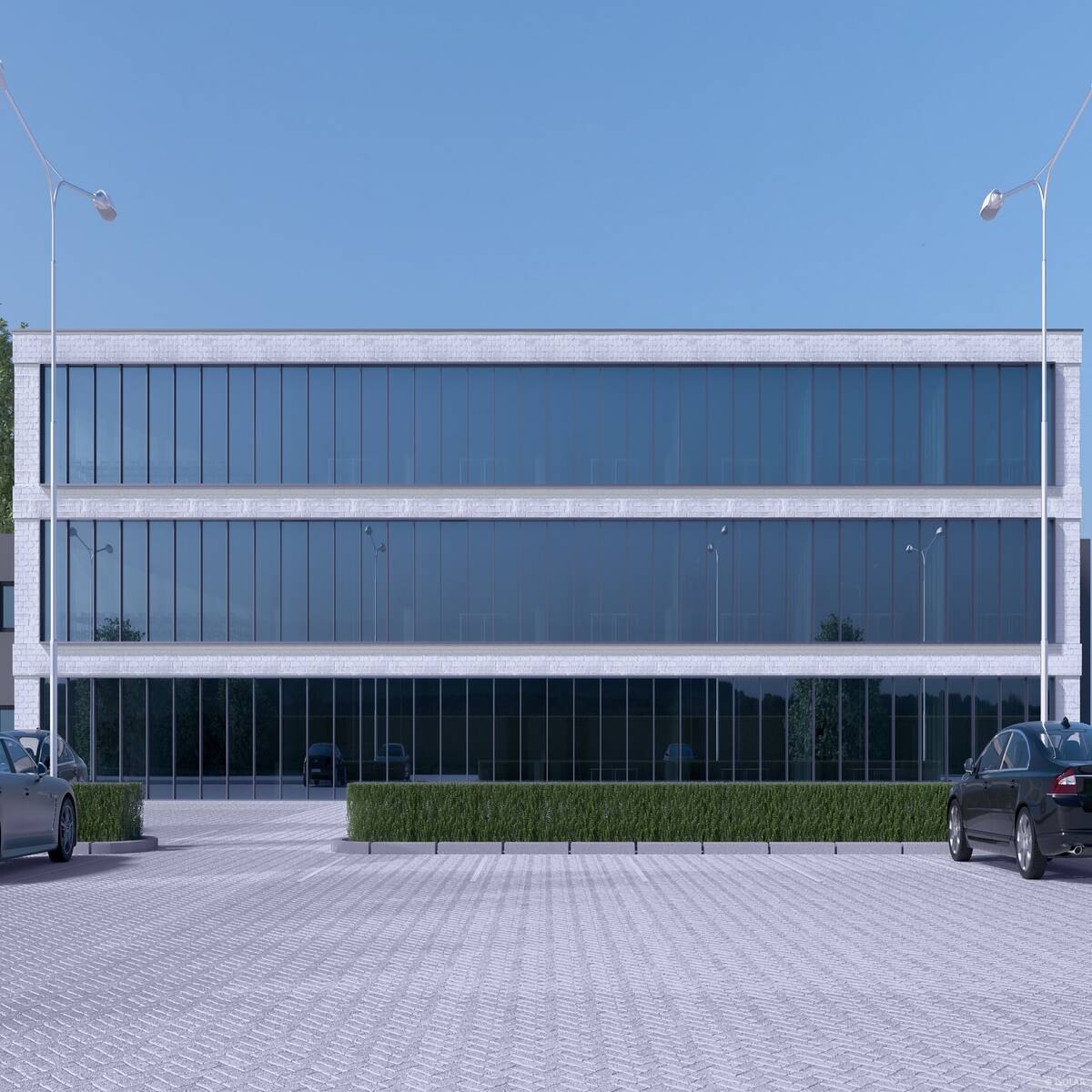 SOLARLUX® sunlite grey 45 ist ein monolithisches Sonnenschutzglas mit ausgewogener Lichttransmission und dezent grauer Optik – ideal für energieeffiziente, moderne Glasfassaden.