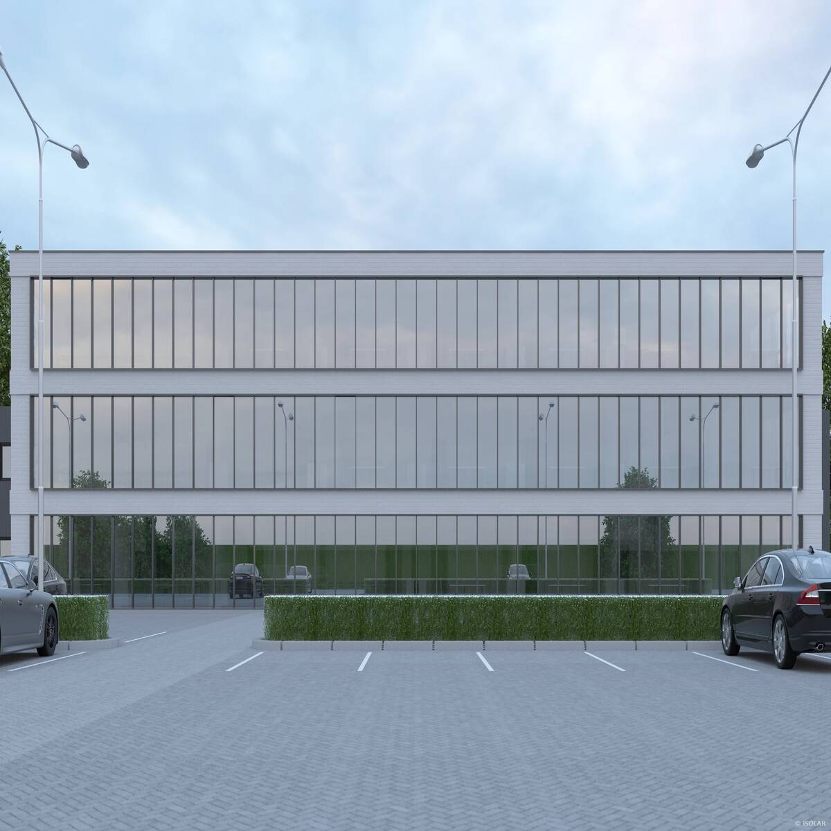Das Sonnenschutzglas ISOLAR SOLARLUX® sunbelt bright von Arnold Glas sorgt auch bei bewölktem Himmel für hohe Lichtdurchlässigkeit, geringe Reflexion und ausgewogene Helligkeit im Innenraum.