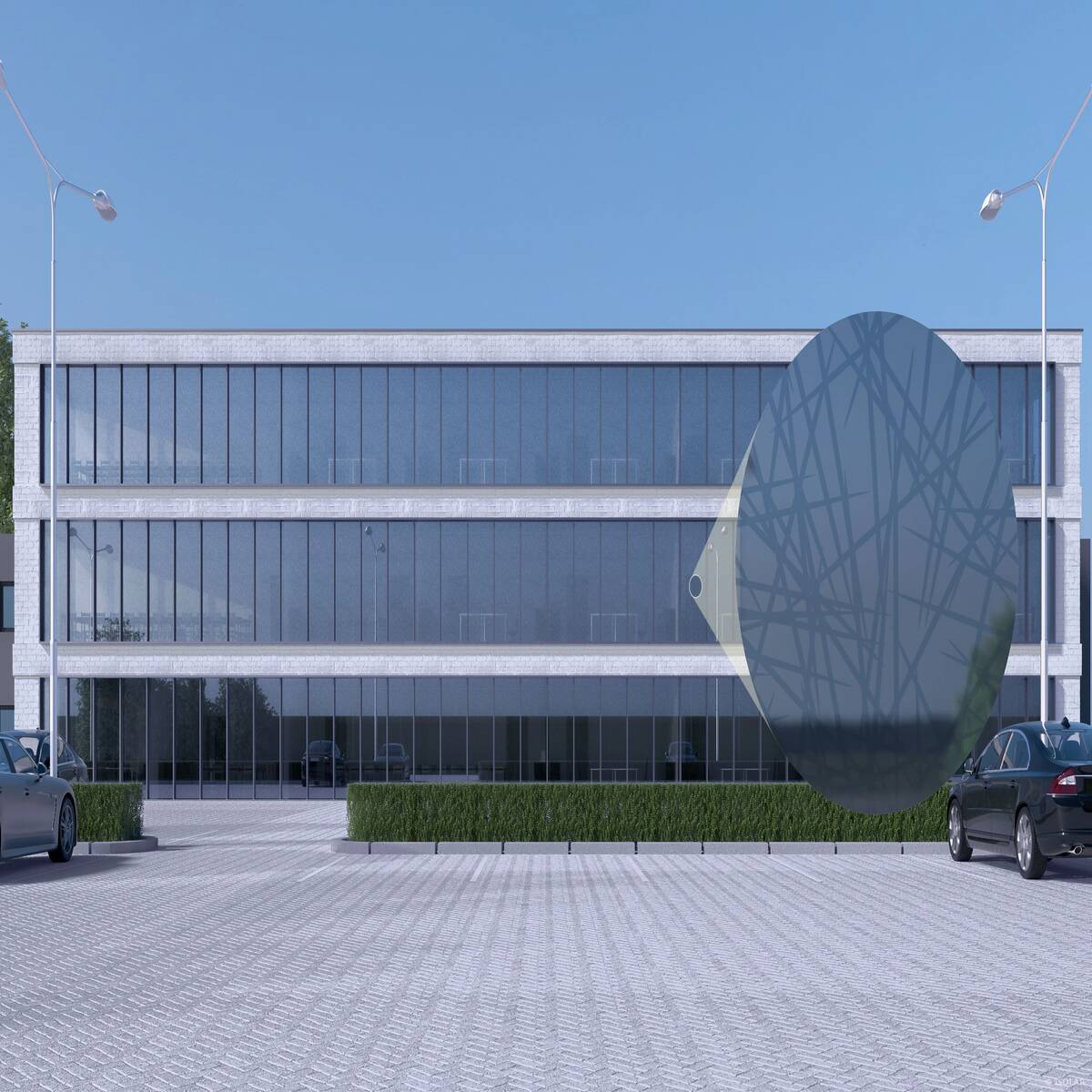 ORNILUX® supermikado kombiniert elegantes Design mit wirksamem Vogelschutz durch eine mikadoartige UV-Beschichtung, die für Menschen nahezu unsichtbar bleibt.